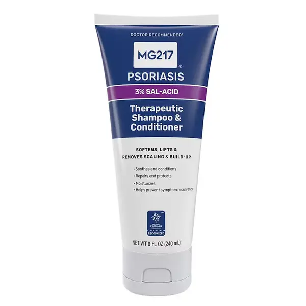 Sampon si Balsam 2 in 1, MG217 Psoriazis Tratament, Matreata, Dermatita Seboreica, cu Acid Salicilic 3%, 240ml