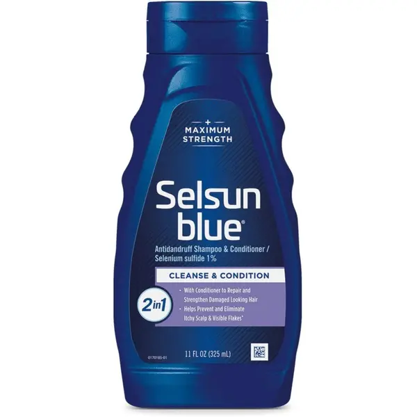 Sampon si Balsam 2-in-1, Sanofi, Selsun Blue, impotriva Neurodermatitei si Psoriazisului, cu Sulfura de Seleniu 1%, 325ml