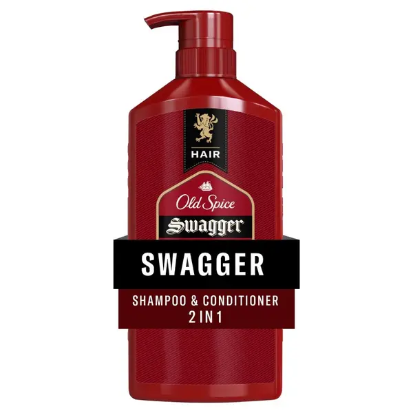 Sampon si Balsam 2in1, Old Spice, Swagger, Revitalizeaza si Curata Parul, pentru Barbati, 865ml