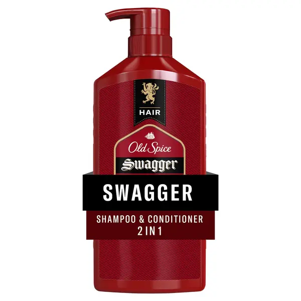 Sampon si Balsam 2in1, Old Spice, Swagger, Revitalizeaza si Curata Parul, pentru Barbati, 865ml