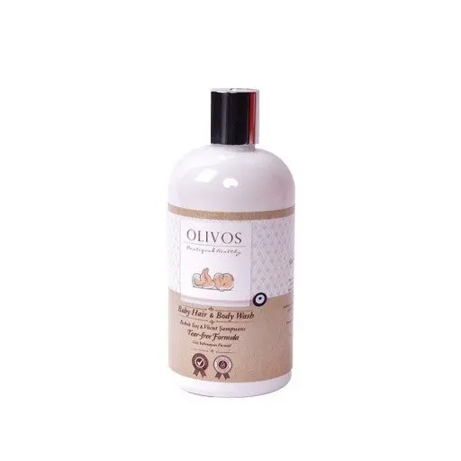 Sampon si gel de dus pentru bebelusi fara lacrimi Olivos 400 ml