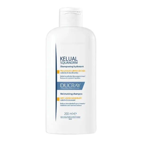 Sampon tratament anti-matreata uscata Kelual Squanorm, 200 ml, Ducray