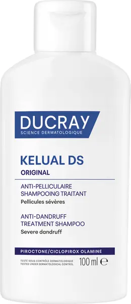 Șampon tratant Ducray Kelual DS Original pentru afecțiuni cu mătreață severă și mâncărime, 100 ml