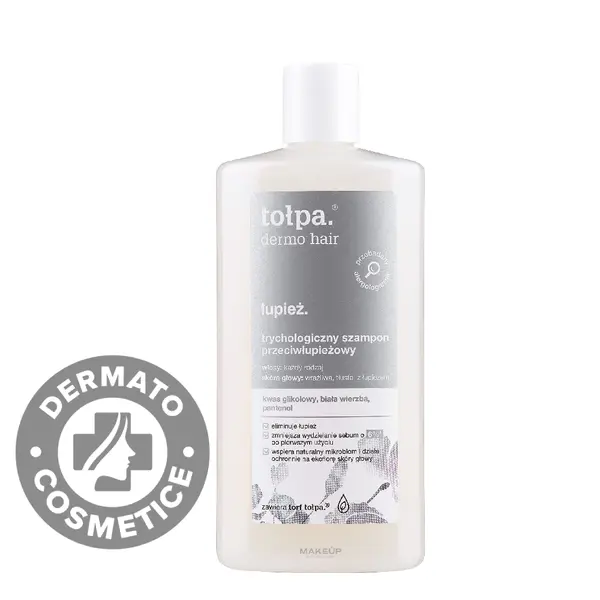 Sampon tricologic anti-matreata Dermo Hair, 250ml, Tolpa