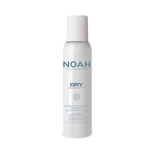 Sampon uscat pentru volum fara apa cu extract de trandafir de Damasc si urzica, 200ml, Noah