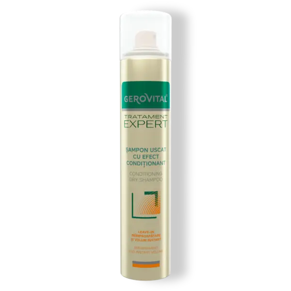 Șampon Uscat - Remprospătare Rapidă Pentru Scalp Cu Exces De Sebum, Gerovital Tratament Expert, 200 Ml