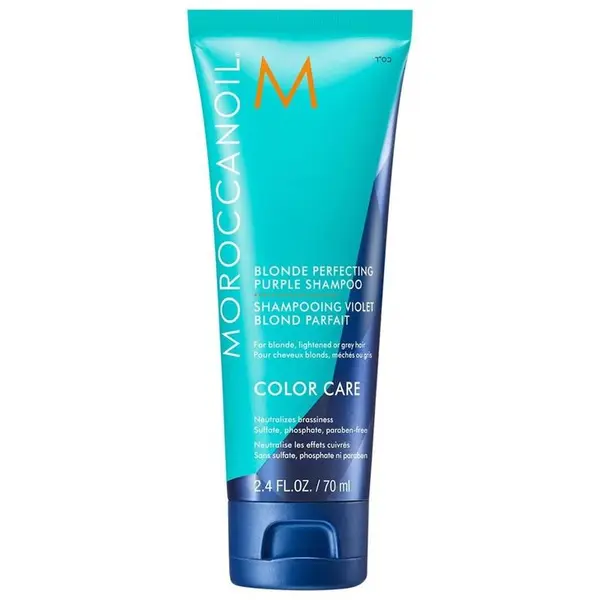 Sampon violet Moroccanoil Blonde Perfecting, 200 ml