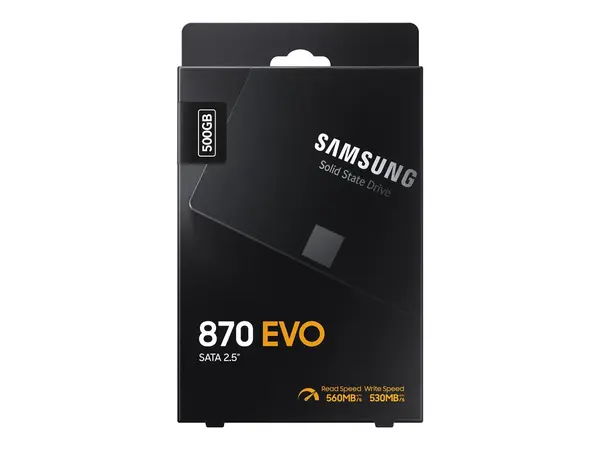Samsung 870 EVO 500GB - SSD 2.5 SATA III, 560 530 MB s, TLC, 300 TBW