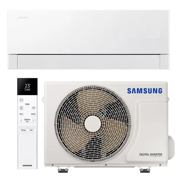 Samsung Aparat de aer conditionat Samsung Windfree Premiere+ WI-FI, 12000 BTU, Clasa A+++/A+++, filtru 4 in 1, PM2.5, Radar Sensor, AI Motion Wind, AI Auto Comfort, AR70H12CAAWNEU/AR70H12CAAWXEU, Alb