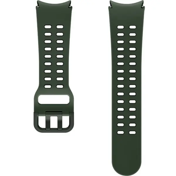 Samsung Bratara Extreme Sport Band (Small/Medium) pentru SAMSUNG Galaxy Watch6, ET-SXR93SGEGEU, Verde Negru