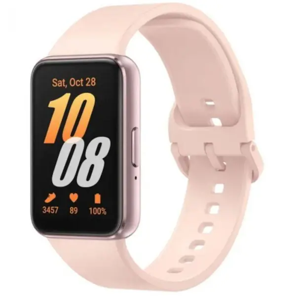 Samsung Bratara fitness Samsung Galaxy Fit 3, ecran AMOLED 1.6 inch, Bluetooth 5.3, bratara silicon, Roz