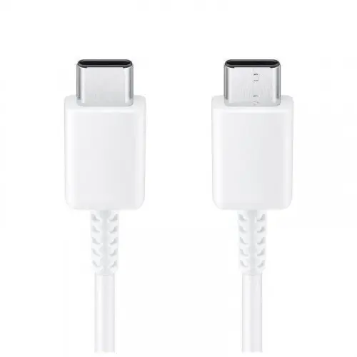 Samsung Cablu Date si Incarcare Samsung EP-DW767JWE, USB-C la USB-C, 25W, 1.8m, Alb