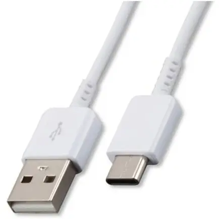 Samsung Cablu de date original Samsung EP-DW700CWE USB Type C 1.5 m, alb, Blister