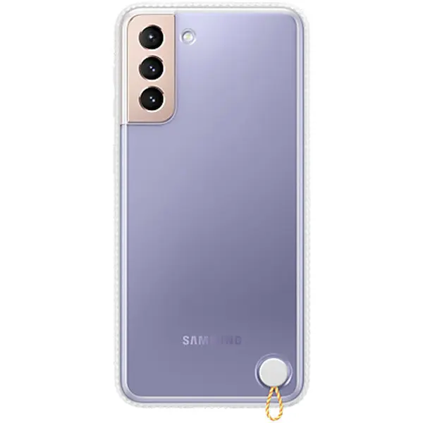 Samsung Capac Protectie spate Clear White pentru Samsung Galaxy S21 Plus