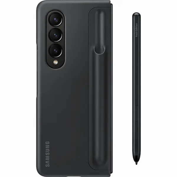 Samsung Carcasa Standing Cover with Pen pentru SAMSUNG Galaxy Z Fold4, EF-OF93PCBEGWW, negru