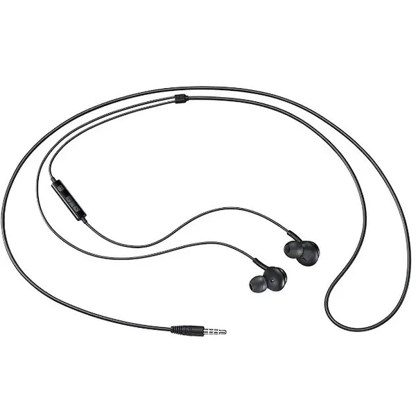 Samsung Casti Audio Jack, cu Microfon, Samsung (EO, IA500BBEGWW), Black (Blister Packing)