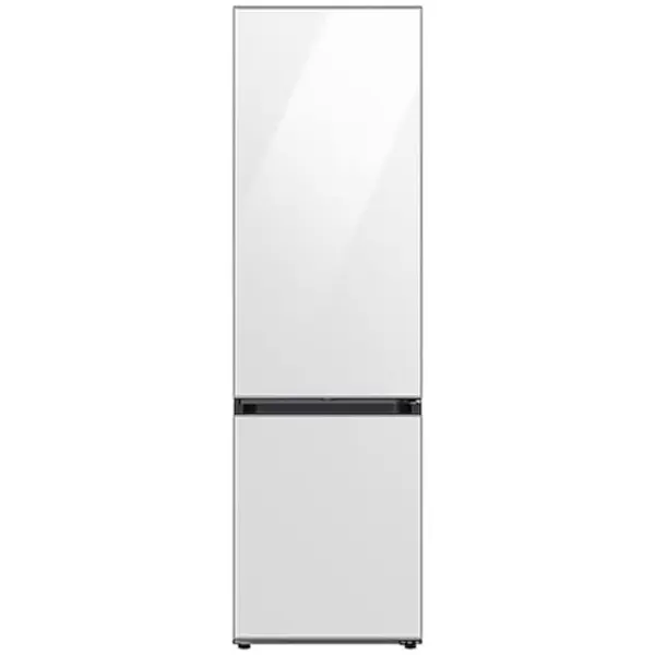 Samsung Combina frigorifica Samsung RB38C7B5C12/EF, Bespoke, Capacitate 390 l, Clasa C, Total No Frost, All Around & Metal Cooling, Compresor Digital Inverter, WiFi, AI Energy, Smart Control, H 203 cm, Sticla alba