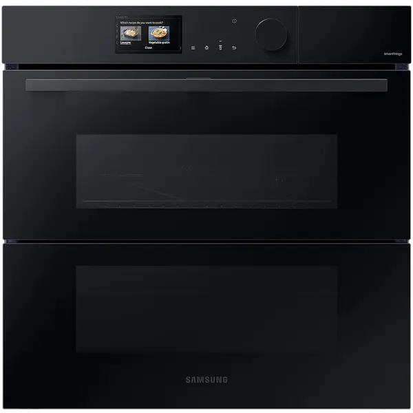 Samsung Cuptor incorporabil Samsung NV7B6799JAK/U2, Electric, 76 l, Autocuratare pirolitica, Dual Cook Steam, AI Pro Cooking, Camera, Dual Cook Flex , WiFi, Negru