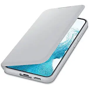 Samsung Husa Book Cover Samsung Smart Led View EF-NS906PJEGEE pentru Samsung galaxy S22 Plus (Alb)