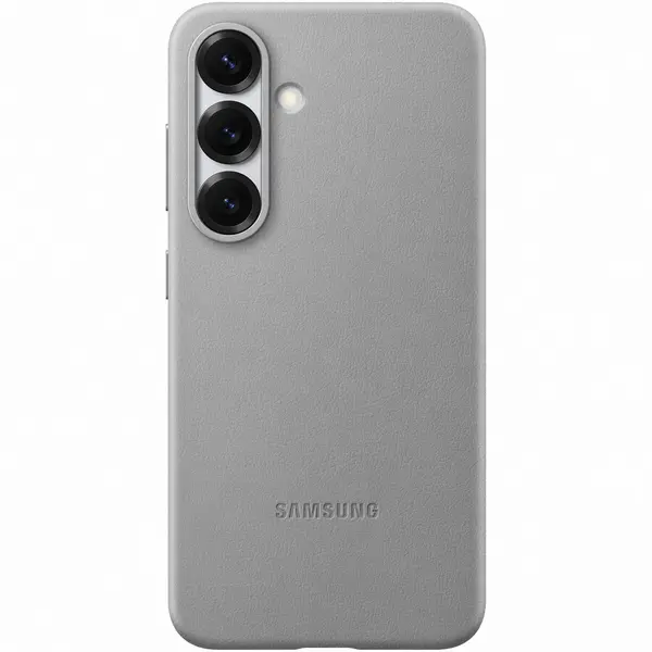 Samsung Husa de protectie Samsung Kindsuit Leather Case pentru Galaxy S25, Gri
