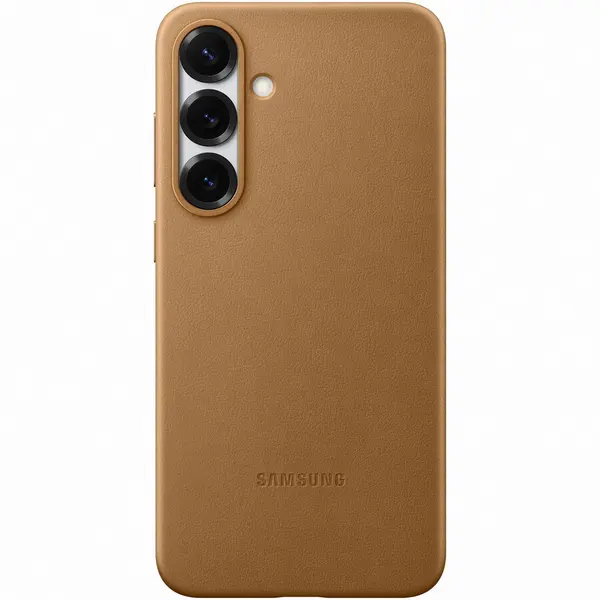 Samsung Husa de protectie Samsung Kindsuit Leather Case pentru Galaxy S25+, Auriu