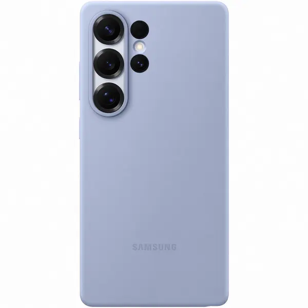 Samsung Husa de protectie Samsung Silicone Case pentru Galaxy S25 Ultra, Albastru deschis