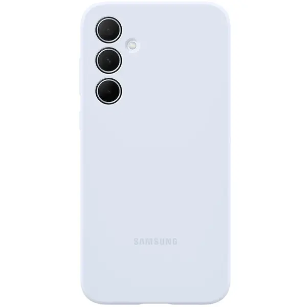 Samsung Husa de protectie spate Samsung pentru Galaxy A35 5G, Silicon, Albastru deschis