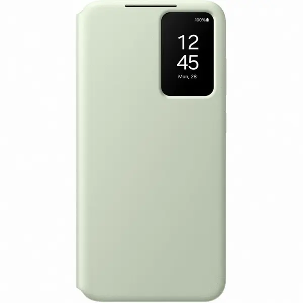 Samsung Husa pentru telefon mobil Samsung Galaxy S24 Plus (S926), Husa Flip Smart View Wallet Case, Verde deschis