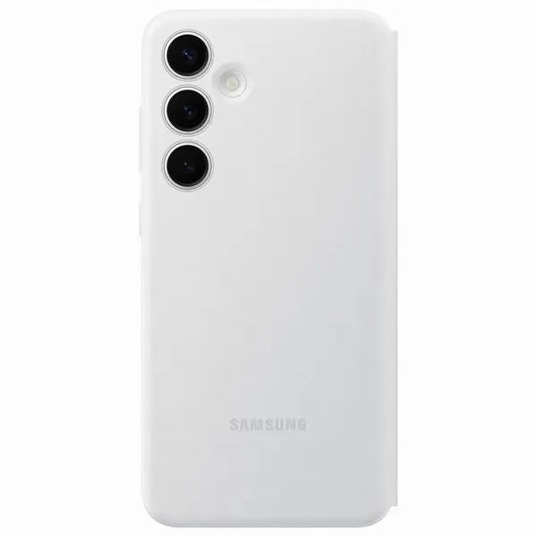 Samsung Husa pentru telefon mobil Samsung Galaxy S24 Plus (S926), Flip Smart View Wallet Case, Alb
