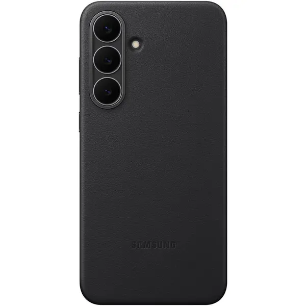 Samsung Husa Protectie Spate pentru telefon mobil Samsung Galaxy S25 FE (S731) EF-VS731PBEGWW, Kindsuit (Leather) Case, Negru