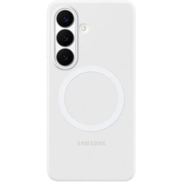 Samsung Husa Protectie Spate pentru telefon mobil Samsung Galaxy S26 EF-ES942CWEGWW, Silicone Magnet Case, Alb
