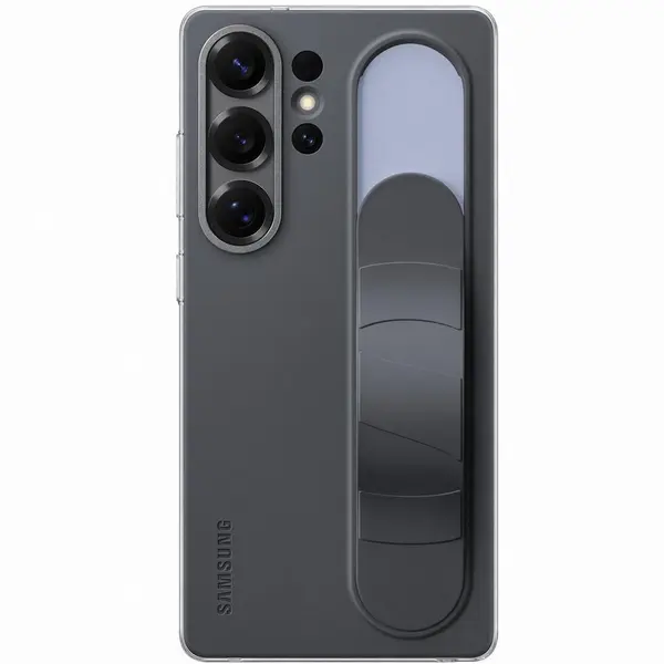 Samsung Husa Protectie Spate pentru telefon mobil Samsung Galaxy S25 Ultra (S938) EF-GS938CBEGWW, Standing Grip Case, Negru