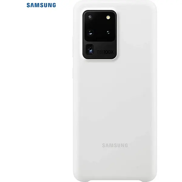 Samsung Husa Samsung Galaxy S20 Ultra, EF-PG988TWEGEU, silicon, alb