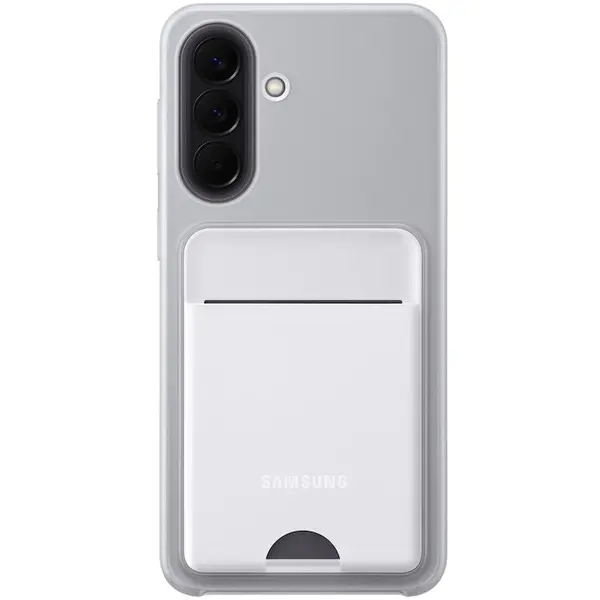 Samsung Husa telefon, Carcasa protectie spate Samsung Card Slot Case (A576), pentru Galaxy A57, Gri deschis