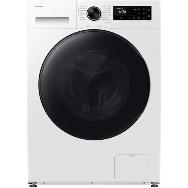 Samsung Masina de spalat rufe cu uscator Samsung WD90HG5U34BELE, spalare 9 kg, Uscare 6 kg, Clasa A Spalare, Clasa D Spalare + Uscare, AI EcoBubble, AI Energy, Bubble Shot, Hygiene Steam, Alb