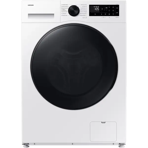 Samsung Masina de spalat rufe slim cu uscator Samsung WD90DG5G34BELE, Spalare 9 kg, Uscare 5 kg, 1400 rpm, Clasa A, AI Ecobubble, Super Speed 39, Space Max, Hygiene Steam, Digital Inverter Motor,Alb