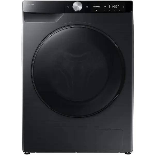 Samsung Masina de spalat rufe slim cu uscator Samsung WD90DG6G94BBU4, Spalare 9 kg, Uscare 5 kg, 1400 rpm, Clasa A, AI Control, AI Wash, Auto Dispense, AI Ecobubble, Super Speed 39, Space Max, Smart Things WiFi, Digital Inverter Motor, Negru