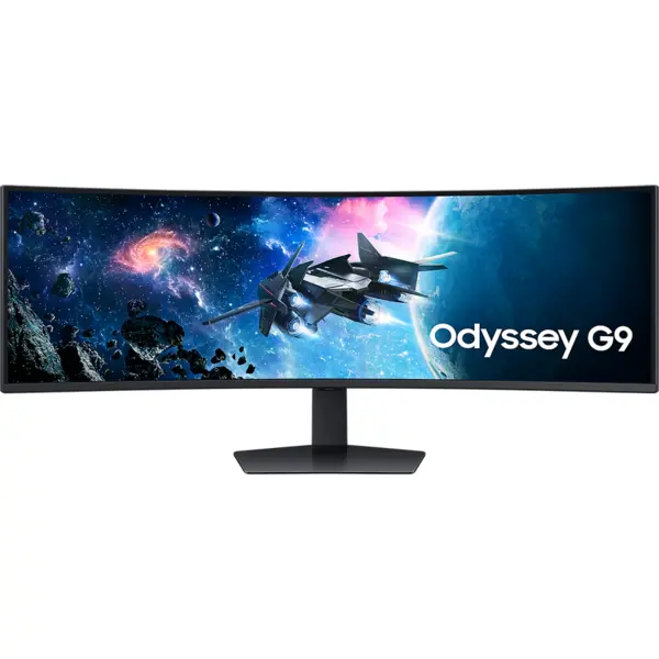 Samsung Monitor Gaming Curbat Samsung Odyssey G9 G95C, 49, Dual QHD, VA, 240 Hz, AMD Freesync Premium Pro, Negru