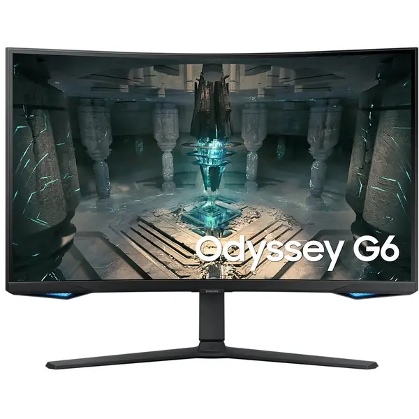 Samsung Monitor gaming LED VA curbat Samsung 32, QHD, Display Port, 1ms, 240Hz, Vesa, FreeSync Premium Pro, Vesa, Negru