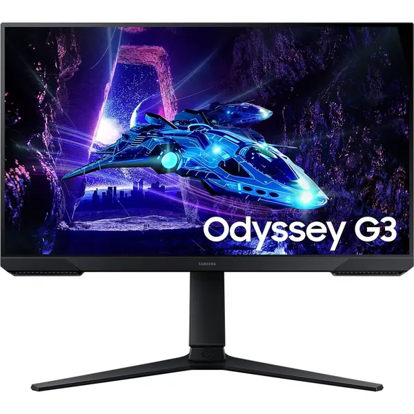 Samsung Monitor Gaming LED VA Samsung Odyssey G3, 32, Full HD 1920x1080, 180Hz, 1ms, AMD FreeSync, HDR 10, HDMI, Display Port, Pivot, VESA, Negru
