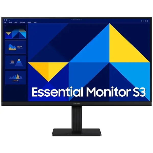 Samsung Monitor IPS LED Samsung 24 LS24D304GAUXEN, Full HD 1920 x 1080, DVI, HDMI, 5 ms Negru