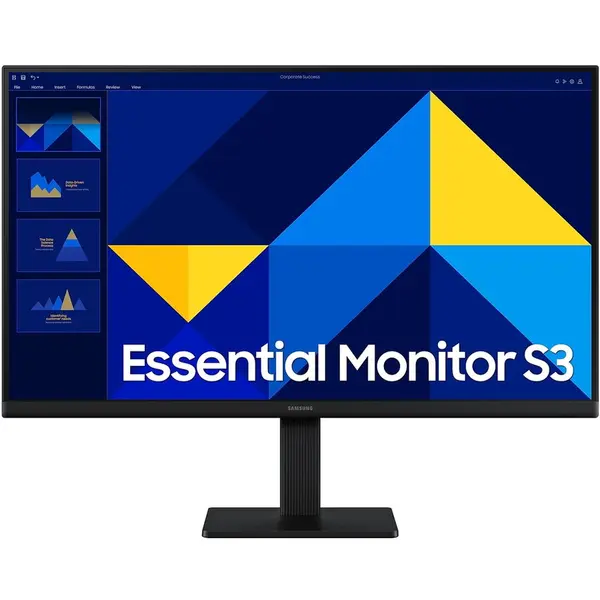 Samsung Monitor LED IPS SAMSUNG Essential S30GD LS24D300GAUXEN, 24, Full HD, 100Hz, Negru