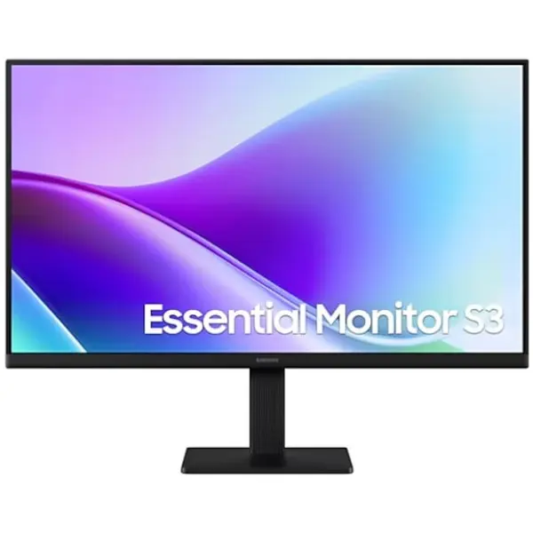 Samsung Monitor multimedia Samsung Essential S3 S32GF LS24F320GAUXEN, Diagonala 24, IPS FHD 1920 x 1080, 5 ms, 120 Hz, Negru
