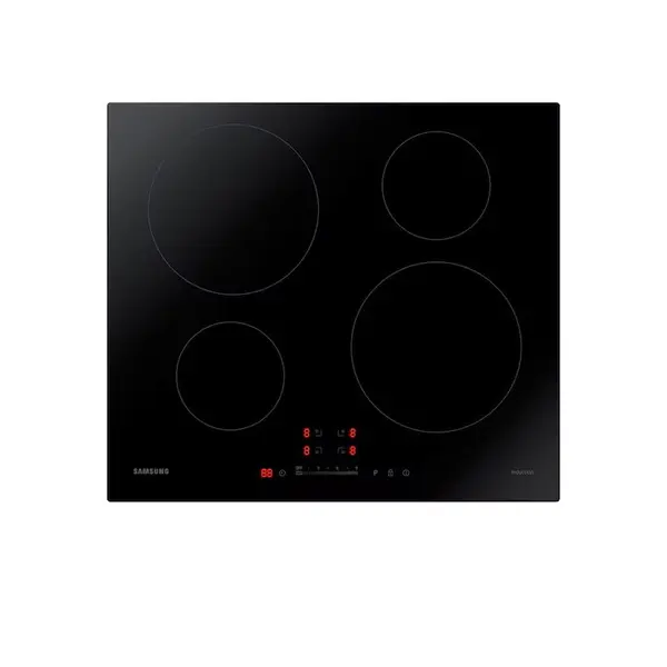 Samsung Plita incorporabila cu inductie Samsung NZ64H37070K, 4 zone de gatit, 7200 W, negru