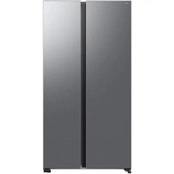 Samsung Side by side Samsung RS70F65QETEO, 659 l, SmartThings AI Energy, Full No Frost, Mono Cooling, Compresor Digital Inverter, Clasa E, H 178.4 cm, Inox