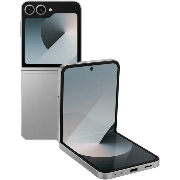 Samsung Telefon mobil pliabil Samsung Galaxy Z Flip6, 12GB RAM, 256GB, 5G, Argintiu