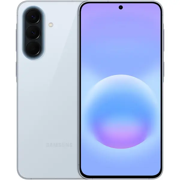 Samsung Telefon mobil Samsung Galaxy A57, ecran Super AMOLED+, 6.7 inch, Octa Core, 256GB, 12GB RAM, Dual SIM, 5G, 4-Camere, Android 16, Albastru deschis