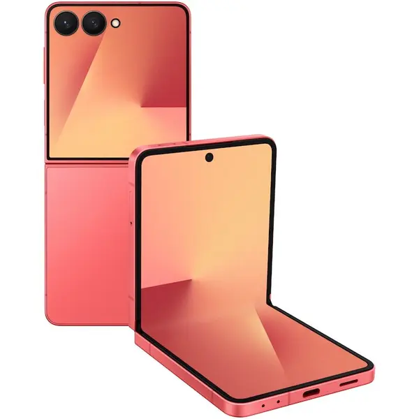 Samsung Telefon mobil Samsung Galaxy Z Flip7, 12GB RAM, 256GB, 5G, Coralred