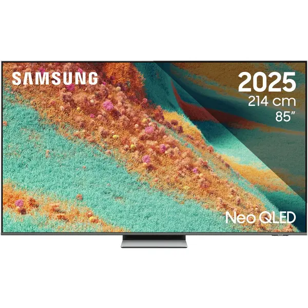 Samsung Televizor Samsung MiniLED Neo QLED 85QN85F, 214 cm, Smart, 4K Ultra HD, 100 Hz, Clasa F (Model 2025), Argintiu
