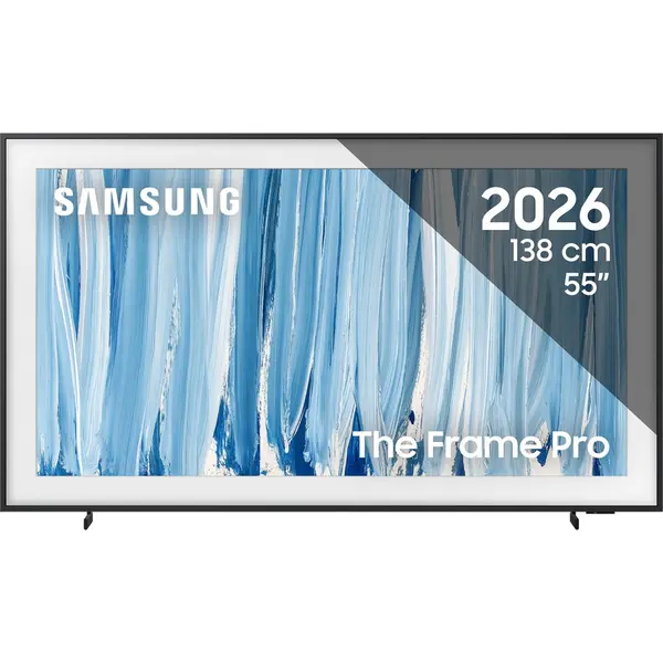 Samsung Televizor Samsung Neo QLED The Frame Pro 55LS03HW, 138 cm, Smart, 4K Ultra HD, 144 Hz, Clasa F (Model 2026), Negru